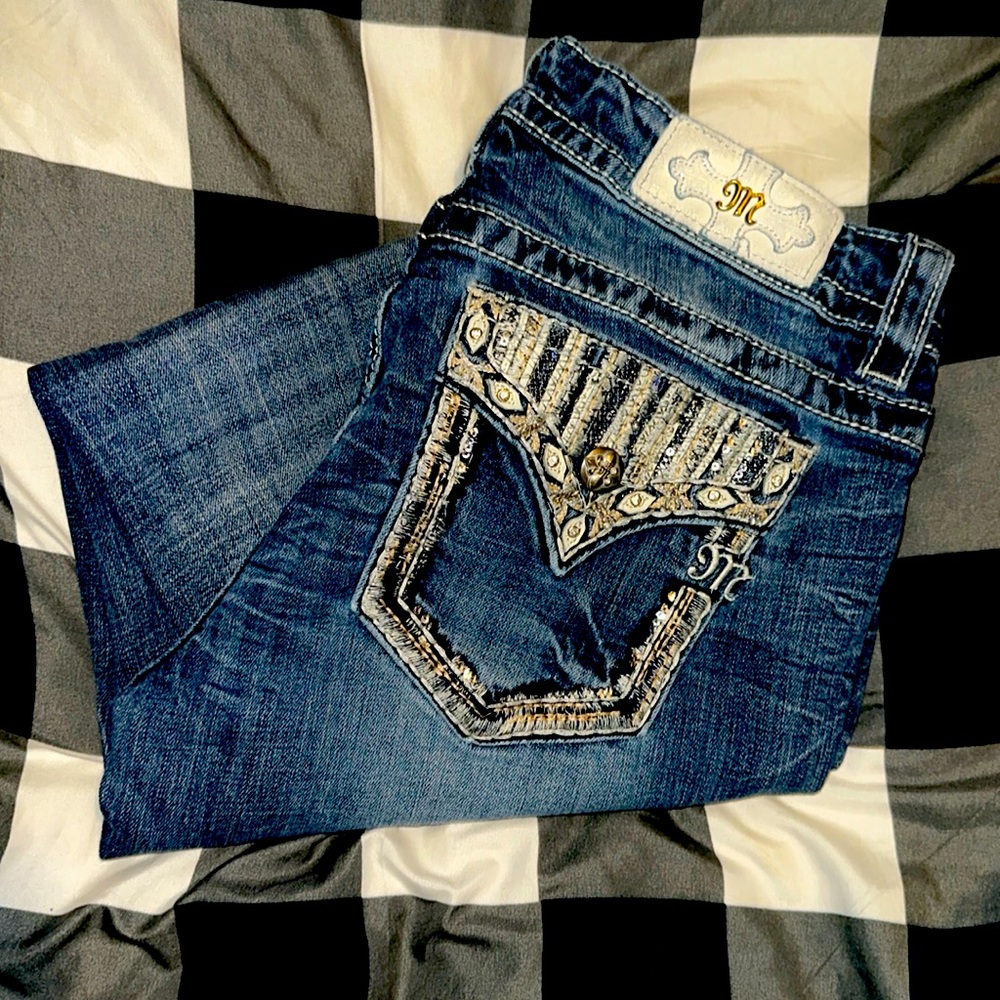 Women’s Size 31 Miss Me Jean Mid Rise Skinny
